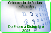 Calendario de ferias 2008