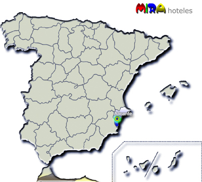 Hoteles en Alicante. Provincia de la Comunidad Valenciana - Capital Alicante