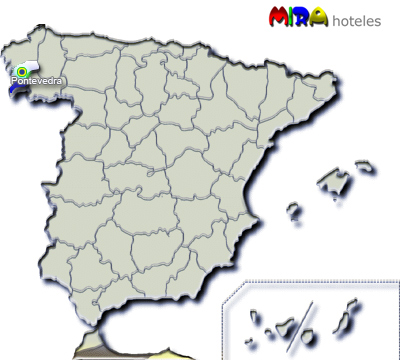 Hoteles en Pontevedra. Provincia de Galicia - Capital Pontevedra