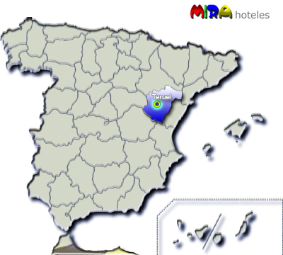 Hoteles en Teruel. Provincia de Aragón - Capital Teruel