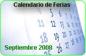 Calendario de ferias Septiembre 2008