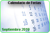 Calendario de ferias Septiembre 2010