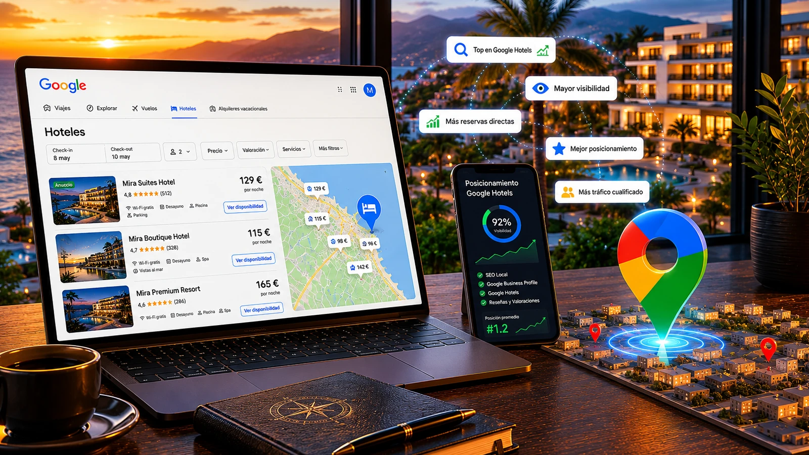 Google Hotels hoteles